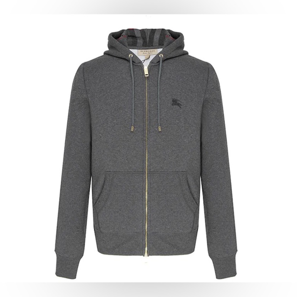 Burberry drk grey hoodie